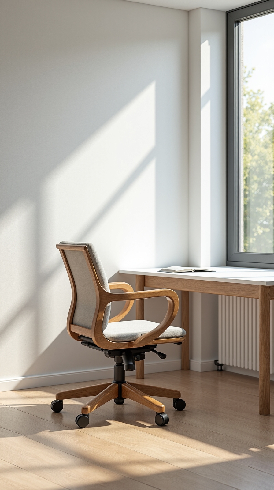 minimalist ergonomic sleek productive