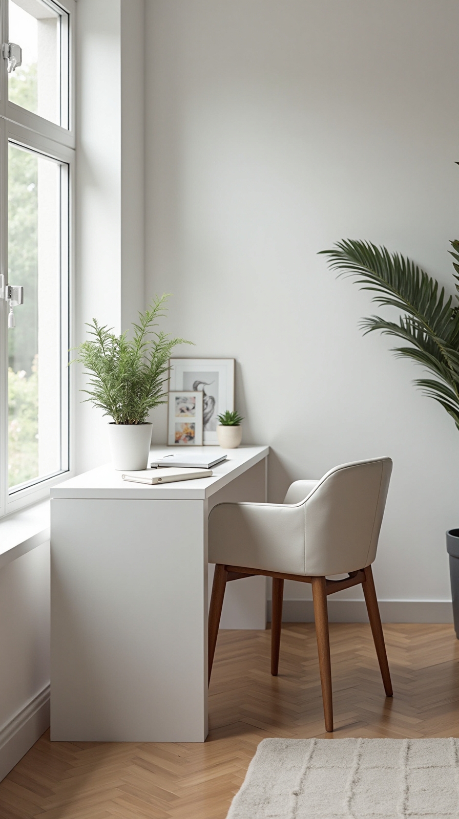 minimalist office calm focus