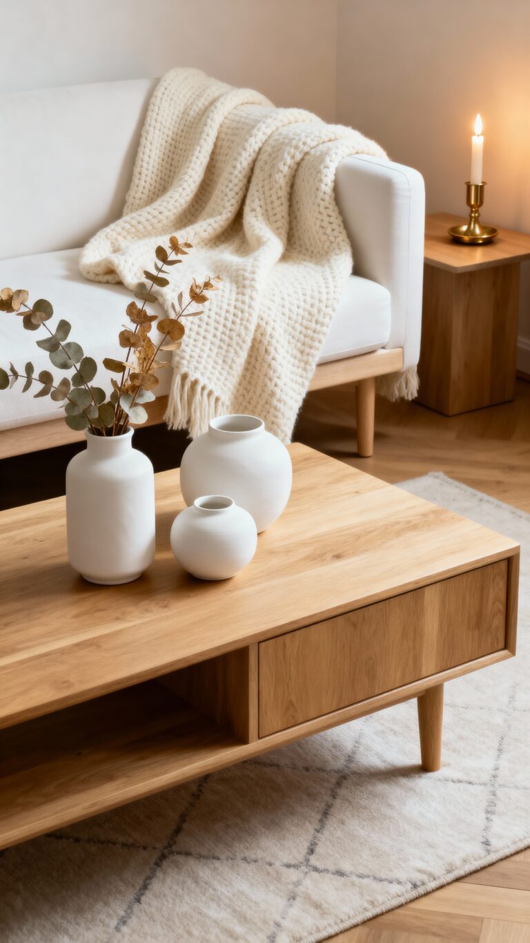 minimalist winter home decor inspiration