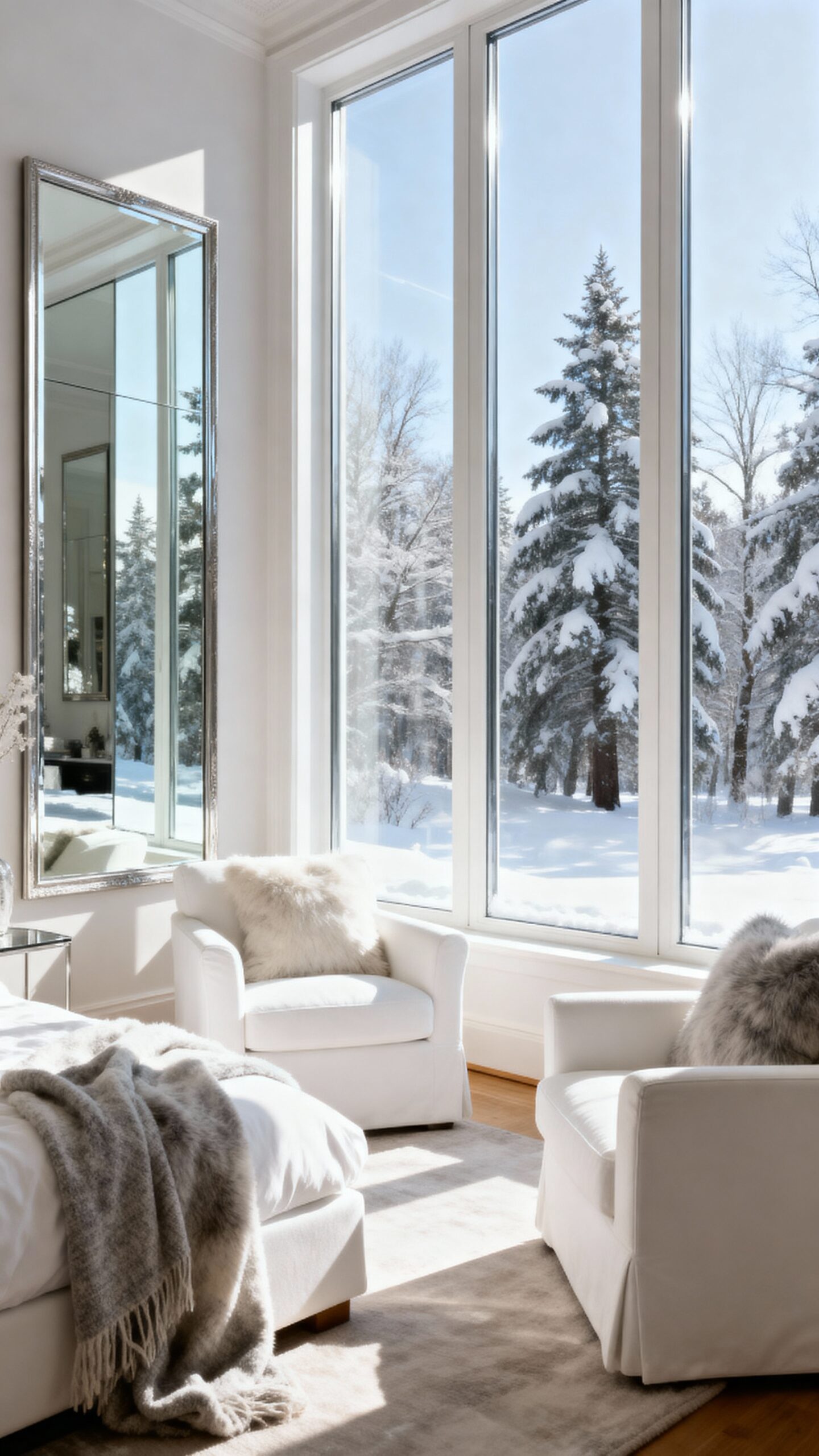 mirrors maximize natural light strategically