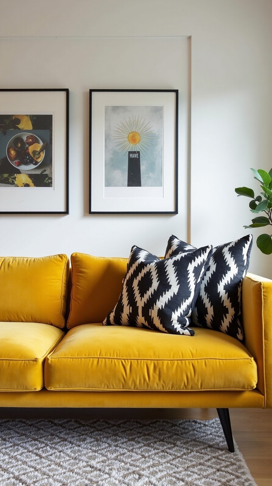 modern bold geometric contrasting