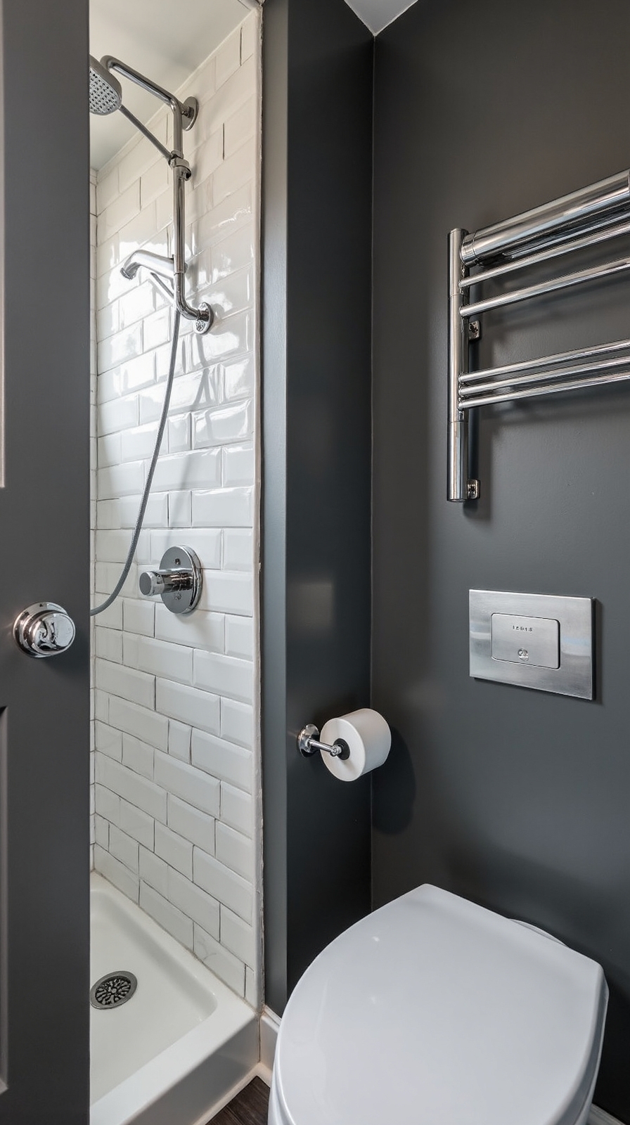 modern charcoal gray bathroom sanctuary