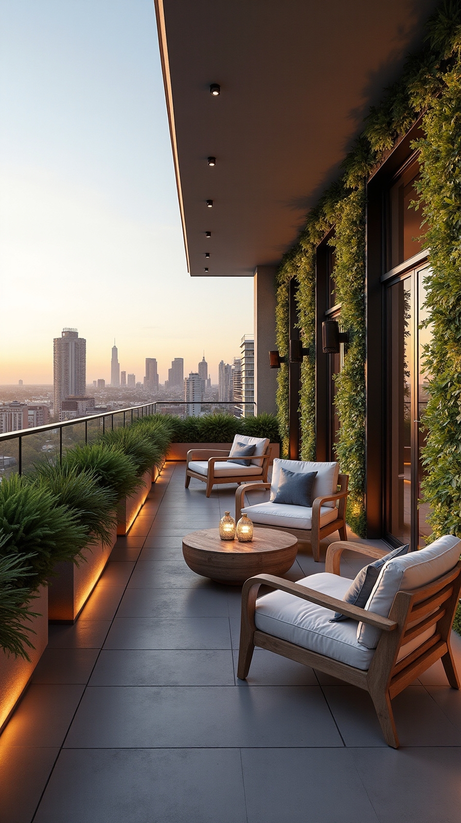 modern urban condo patios