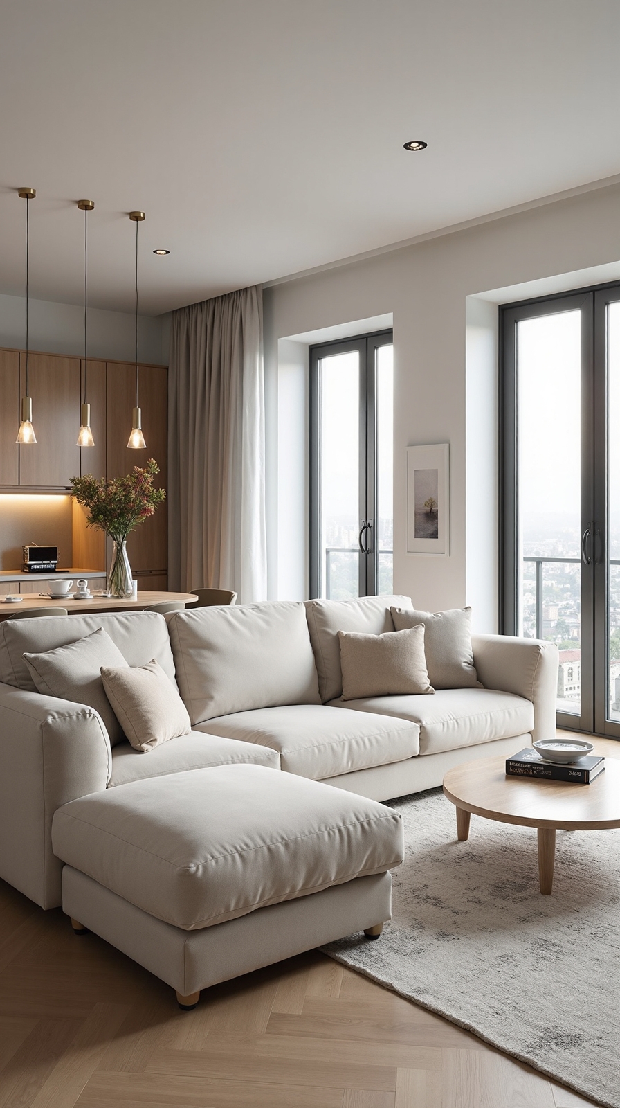 modular sectional as flexible divider