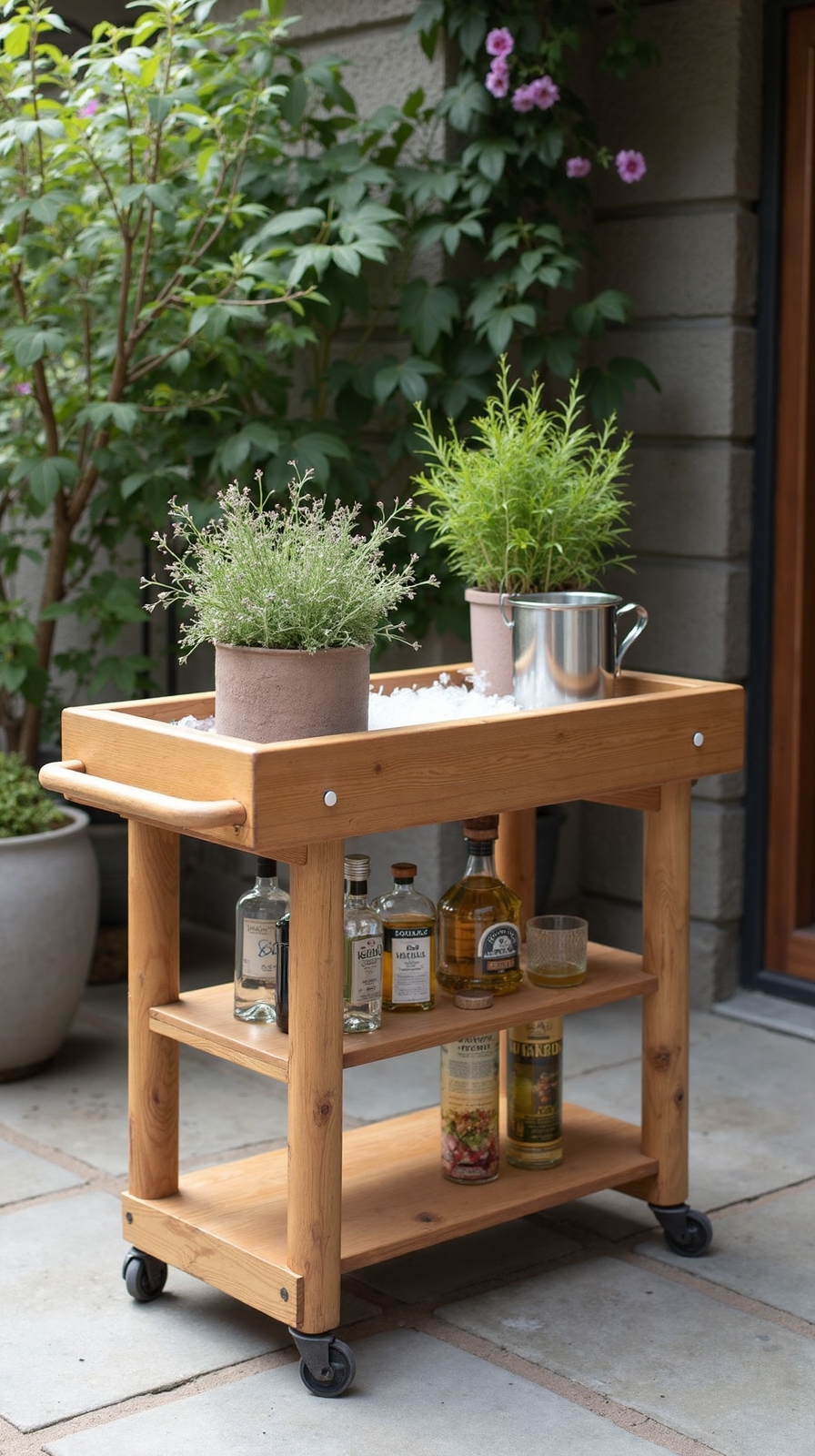 modular versatile mobile outdoor bar solution