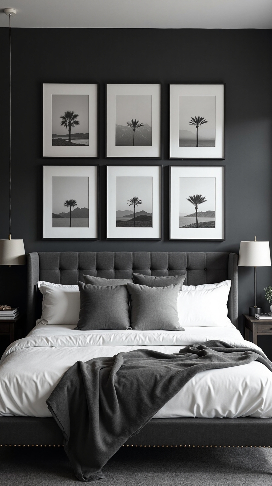 monochromatic photography gallery decor