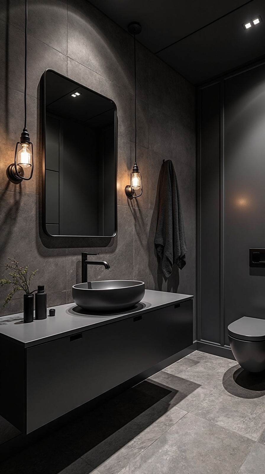 monochrome bathroom design sophistication