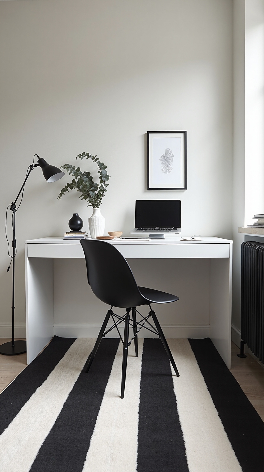 monochrome minimalist office foundation