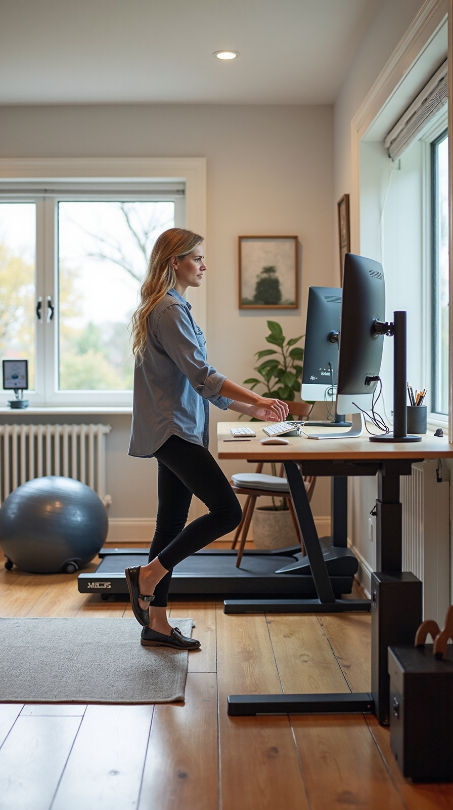 movement encouraging workspace design