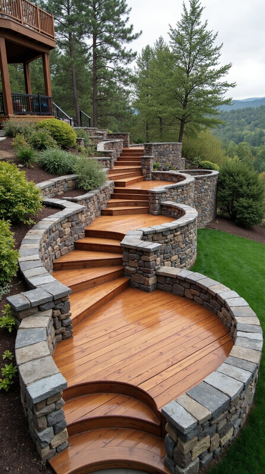 multi level outdoor sanctuaries