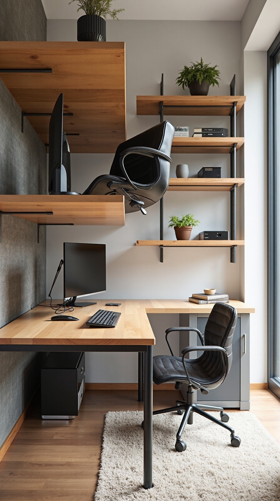 multi level workspace platforms and risers