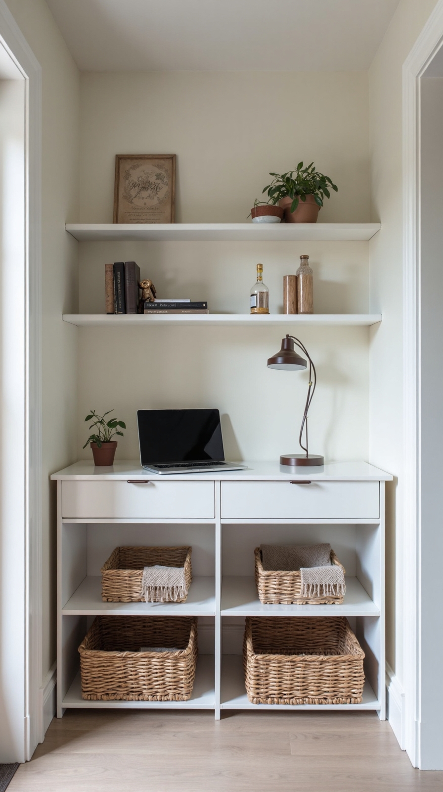 multifunctional entryway office console station