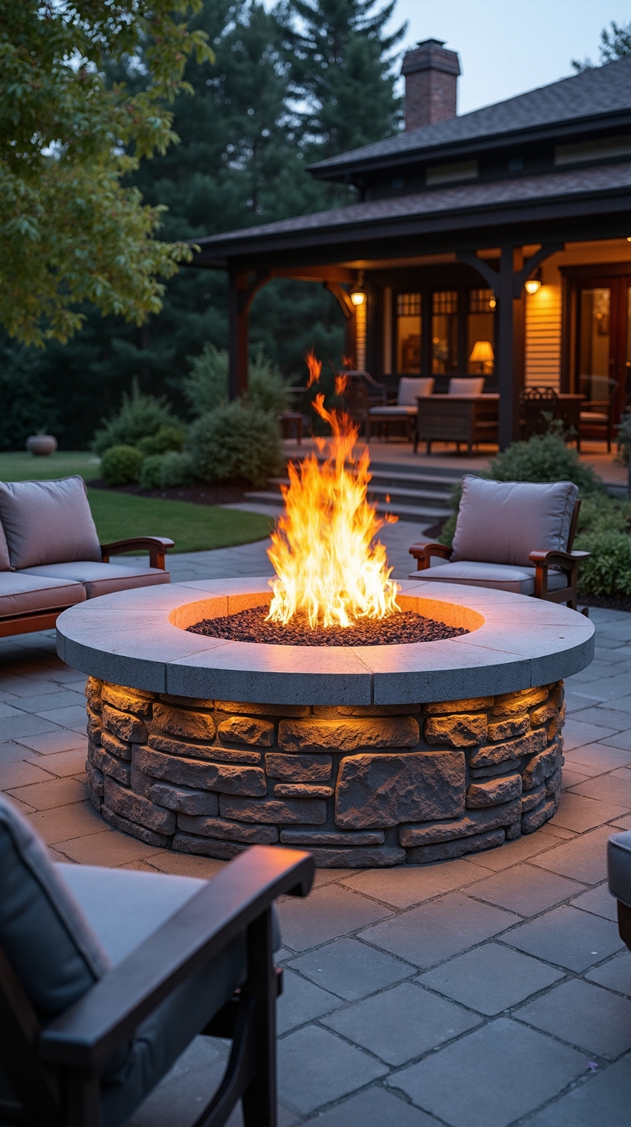 multipurpose outdoor fire pit bar