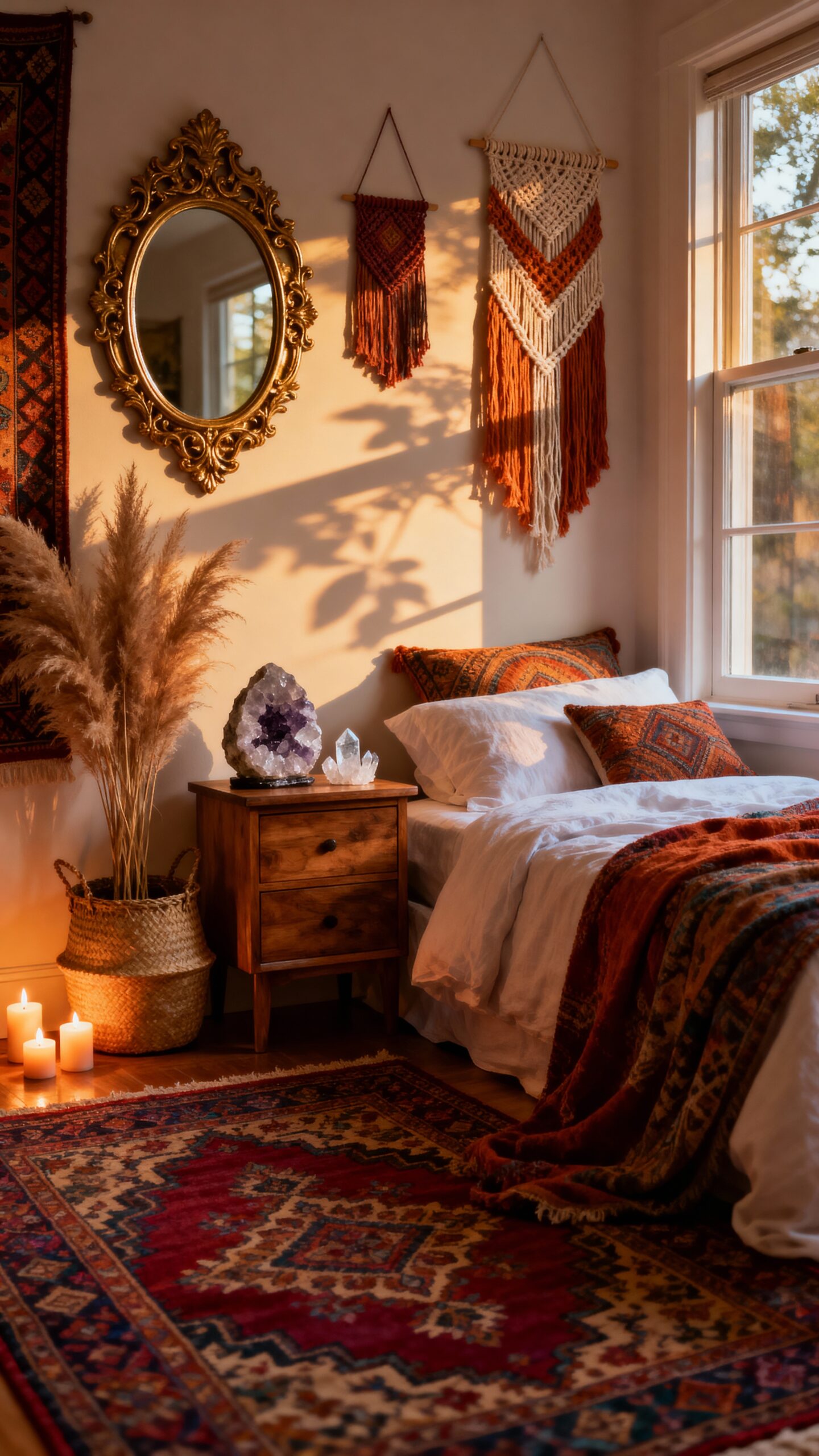 mystic bohemian witchy bedroom