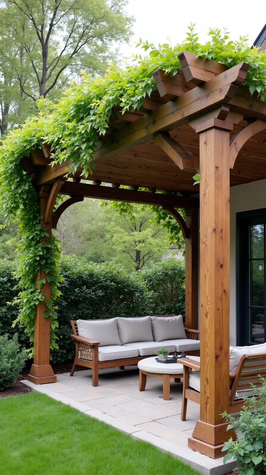 natural shade for outdoor oasis