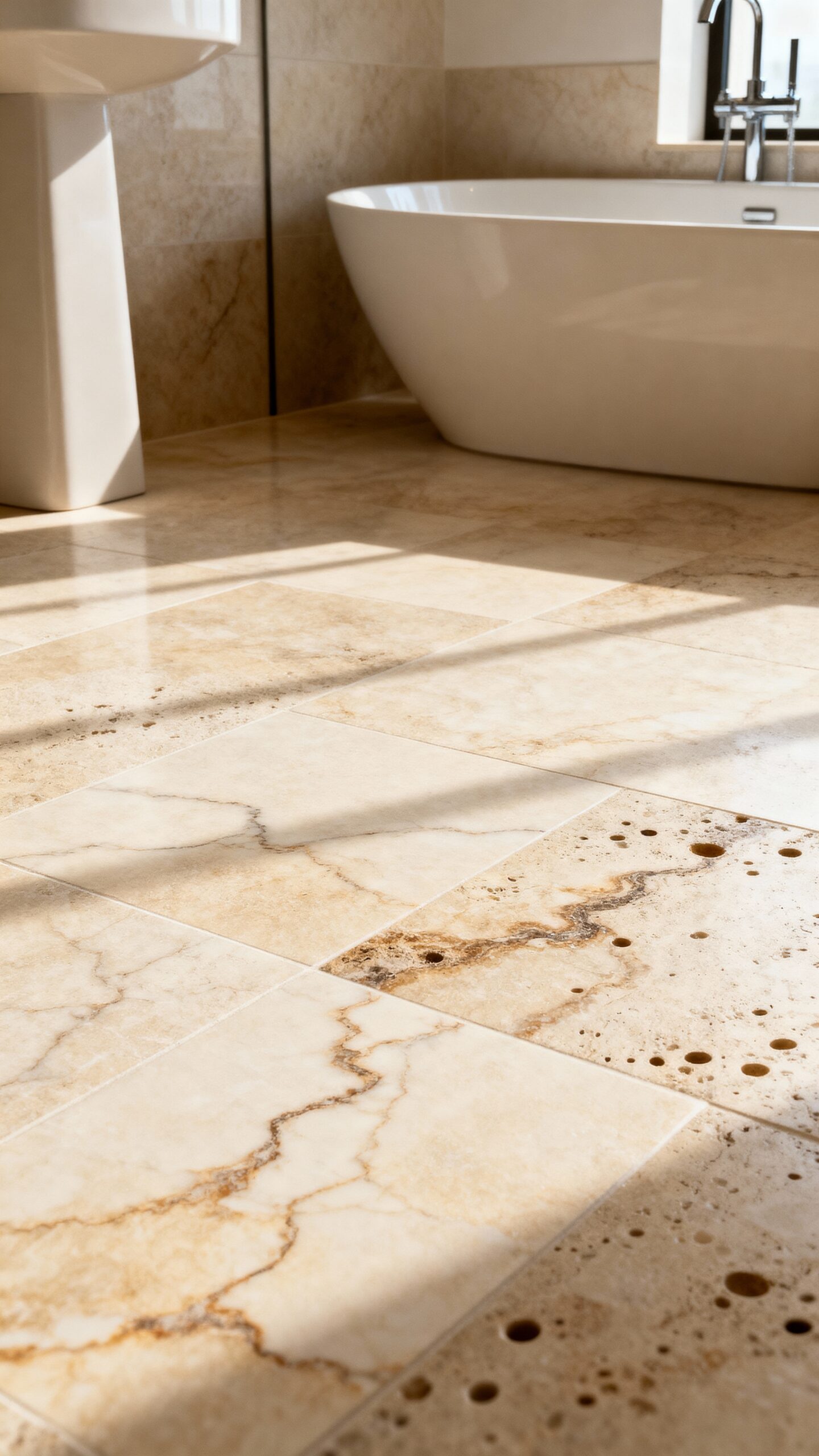 natural travertine elegance and versatility