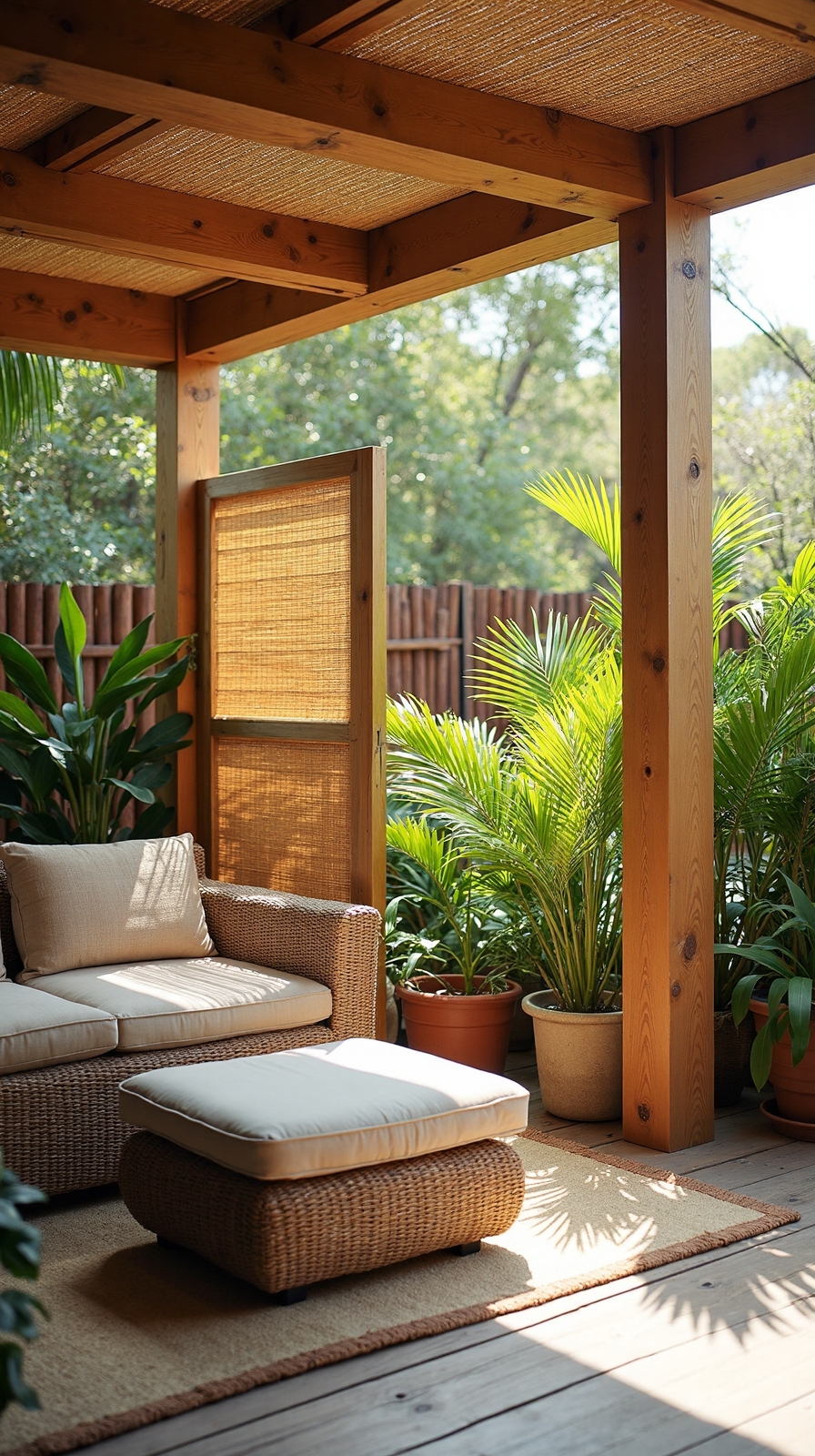 natural tropical outdoor sanctuary