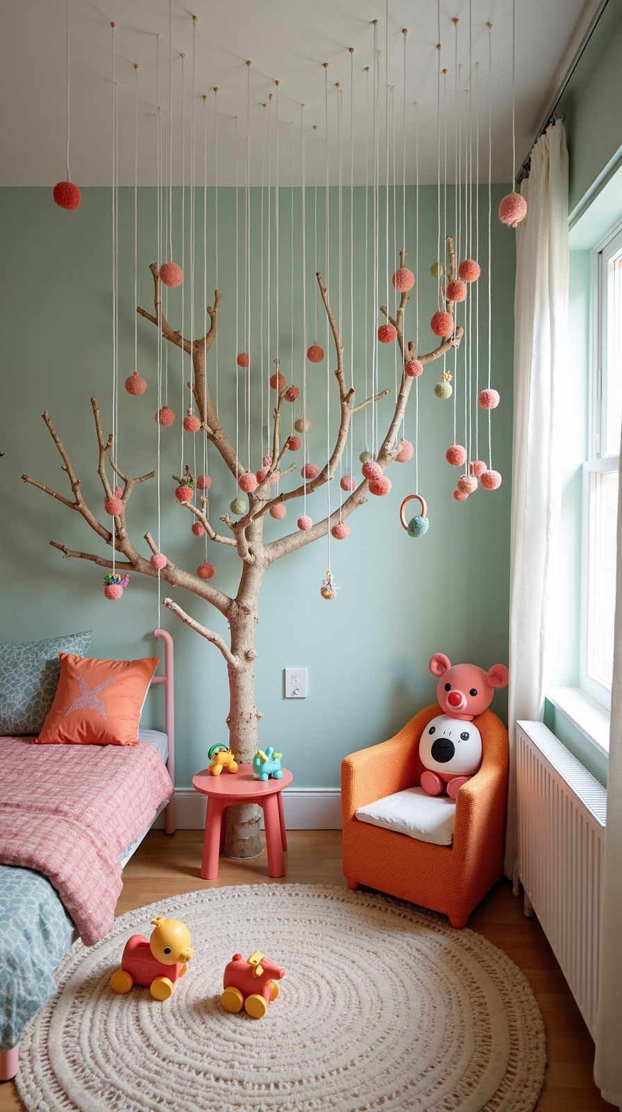 nature inspired bedroom dividers