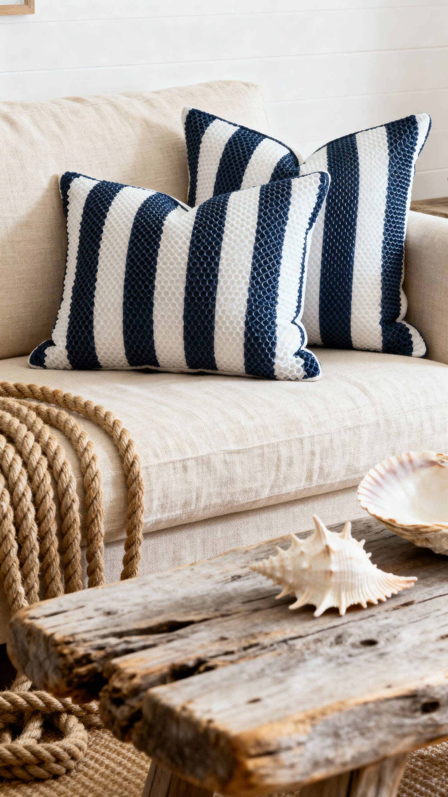 nautical coastal design textile patterns