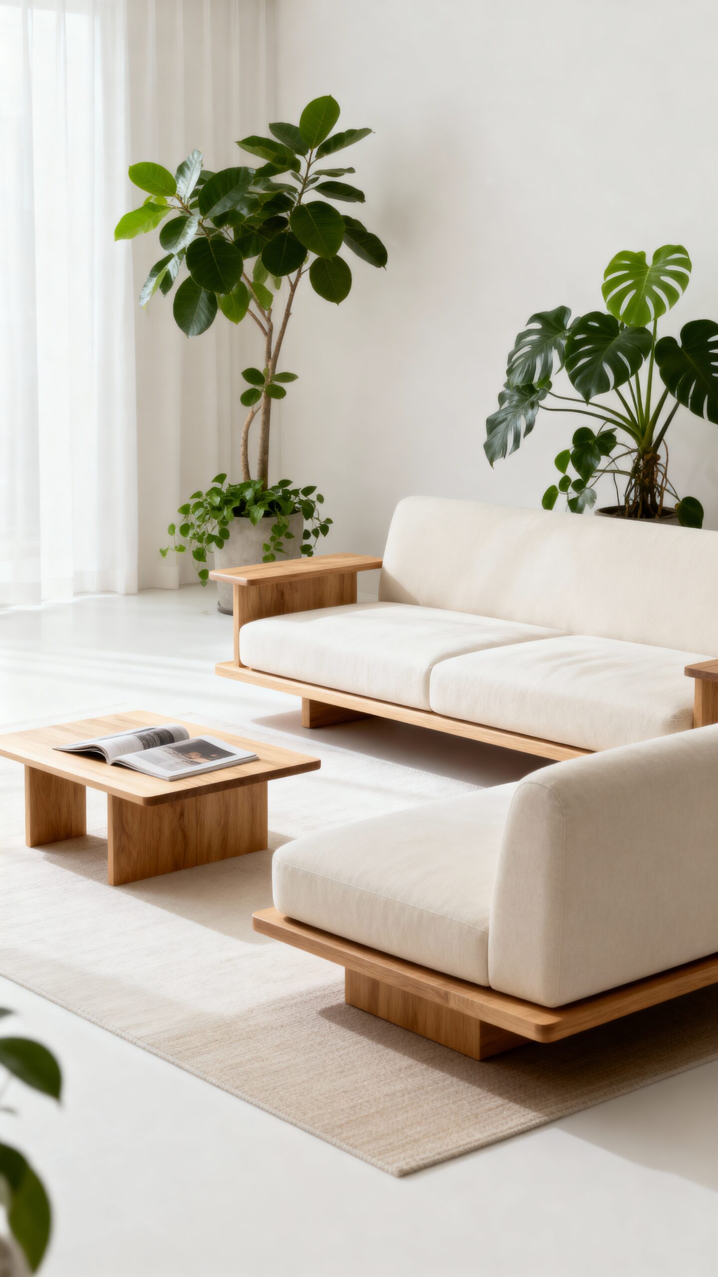 negative space creates peaceful expanse