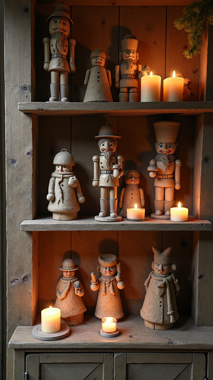 nostalgic sculptural holiday decorations