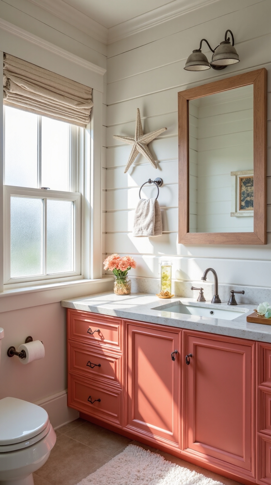 ocean inspired bathroom accents