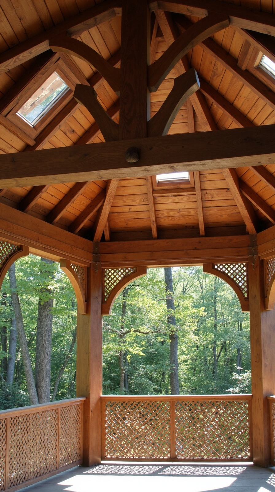 open air gazebo cross ventilation design