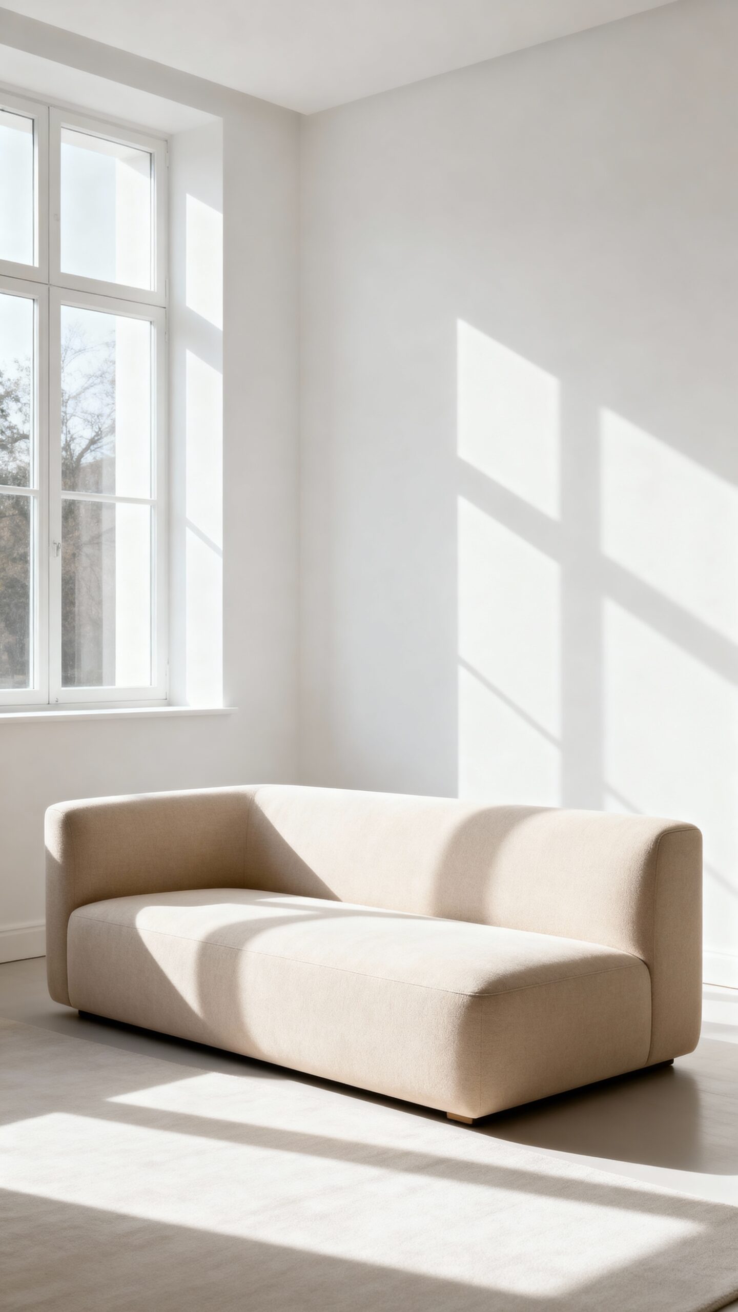 open airy living rooms