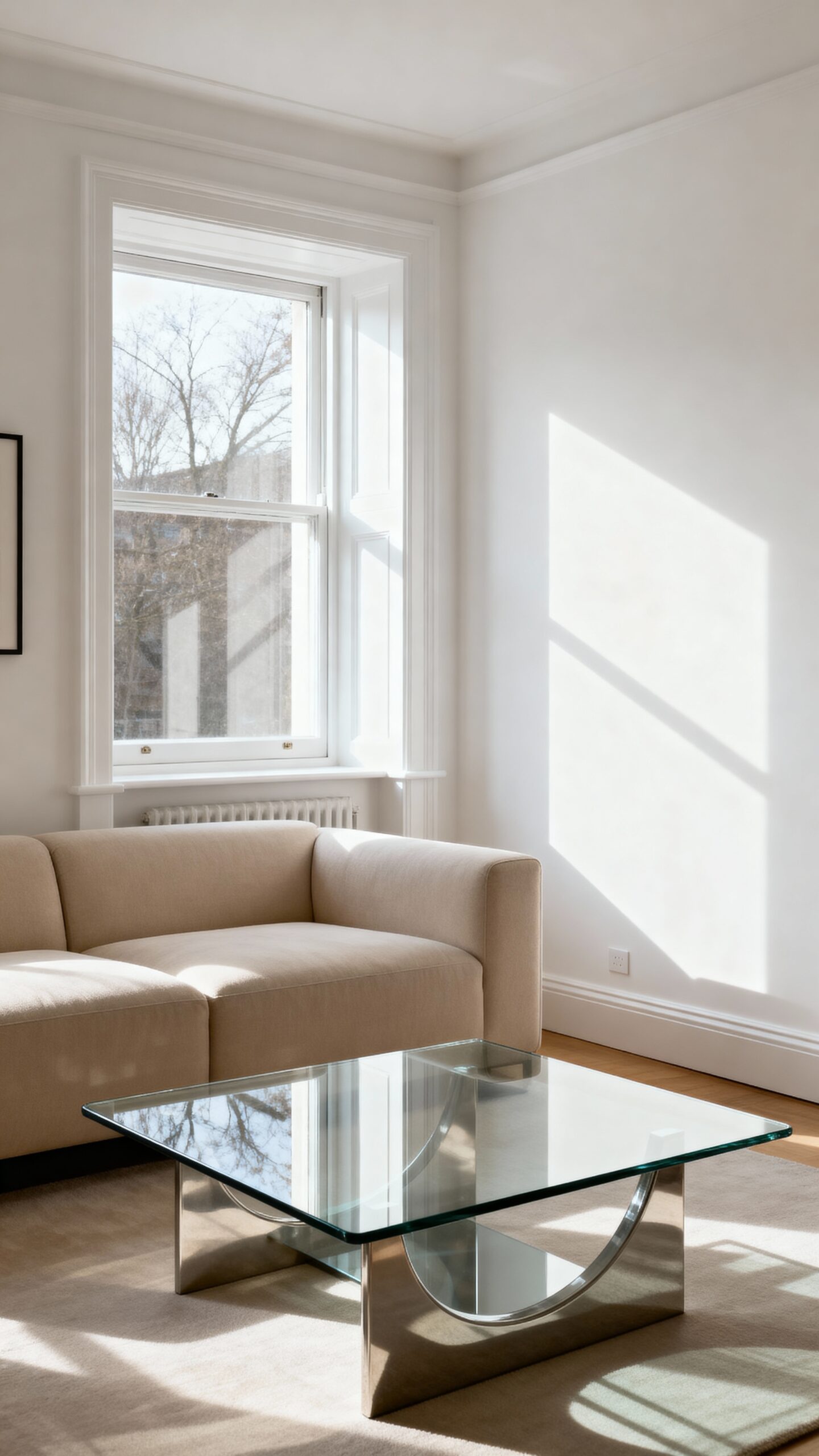 open light transparent coffee tables