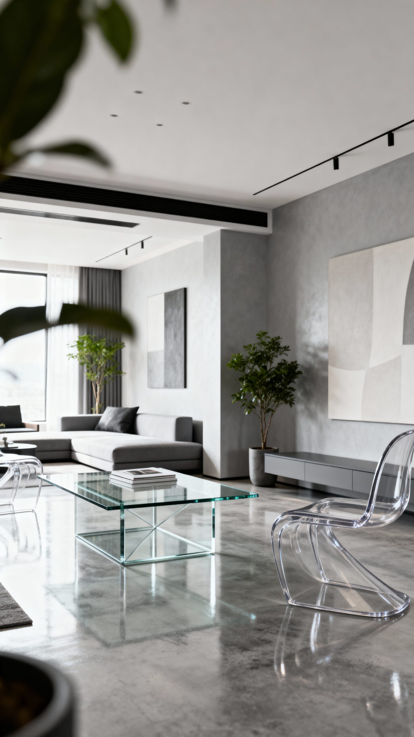 open spacious functional transparent