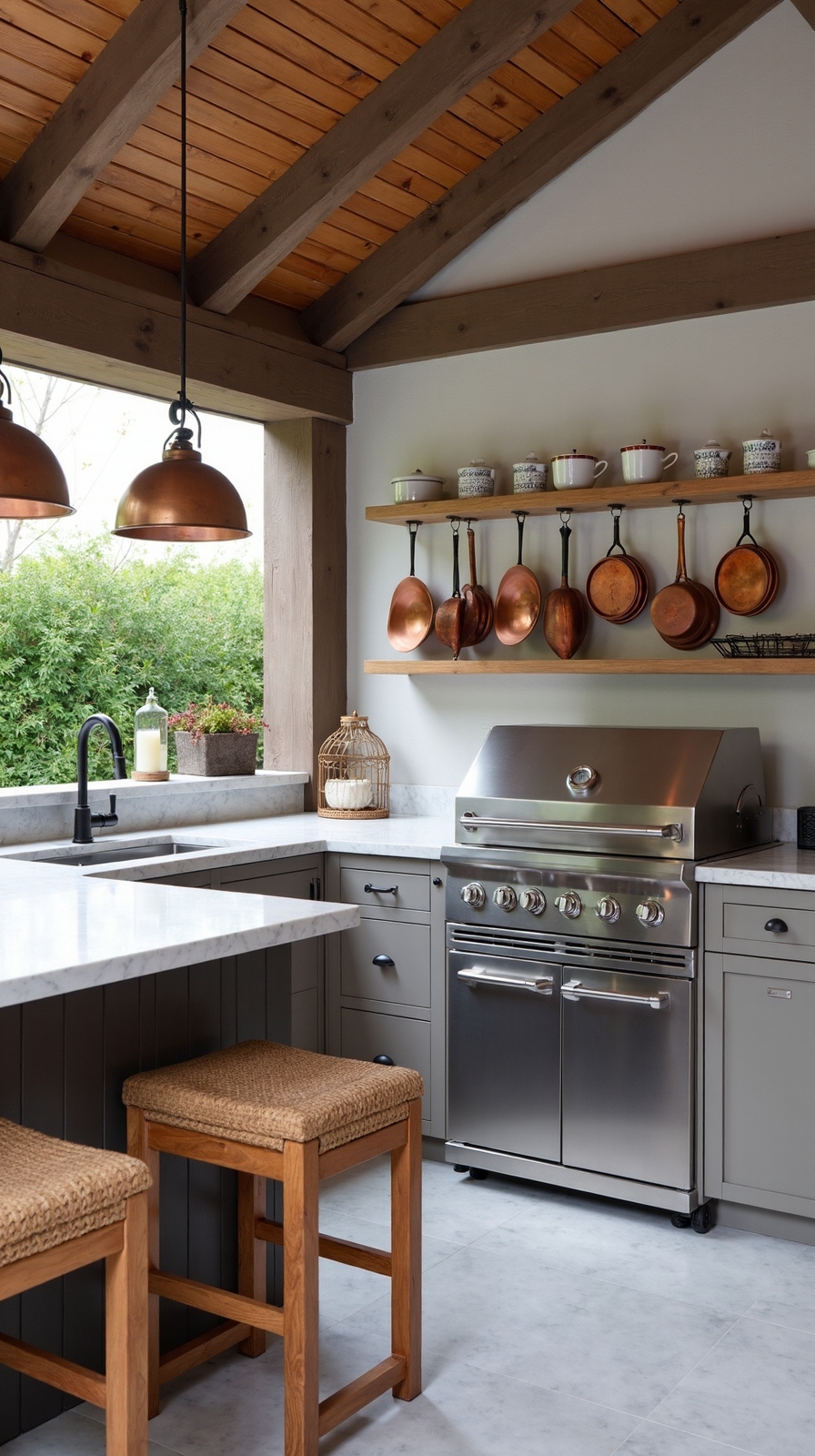 optimized corner kitchen bar setup