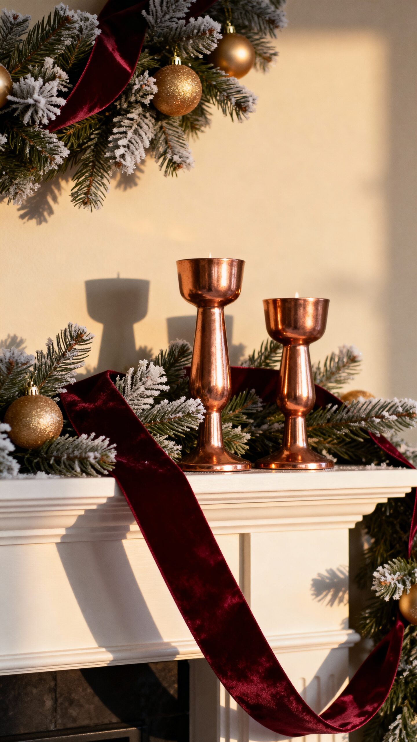 opulent metallic and velvet accents