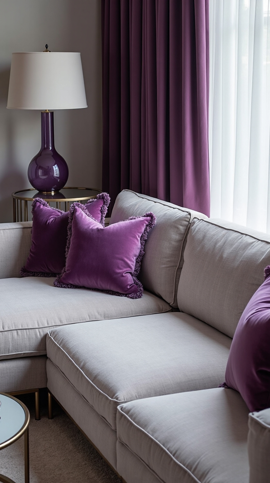 opulent sophisticated jewel toned living room