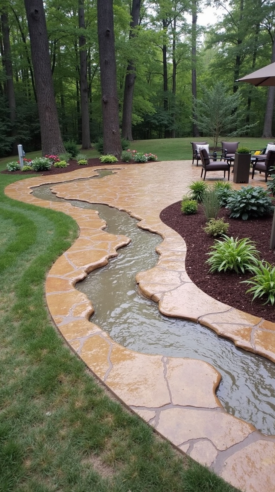 organic movement natural texture liberated outdoor living