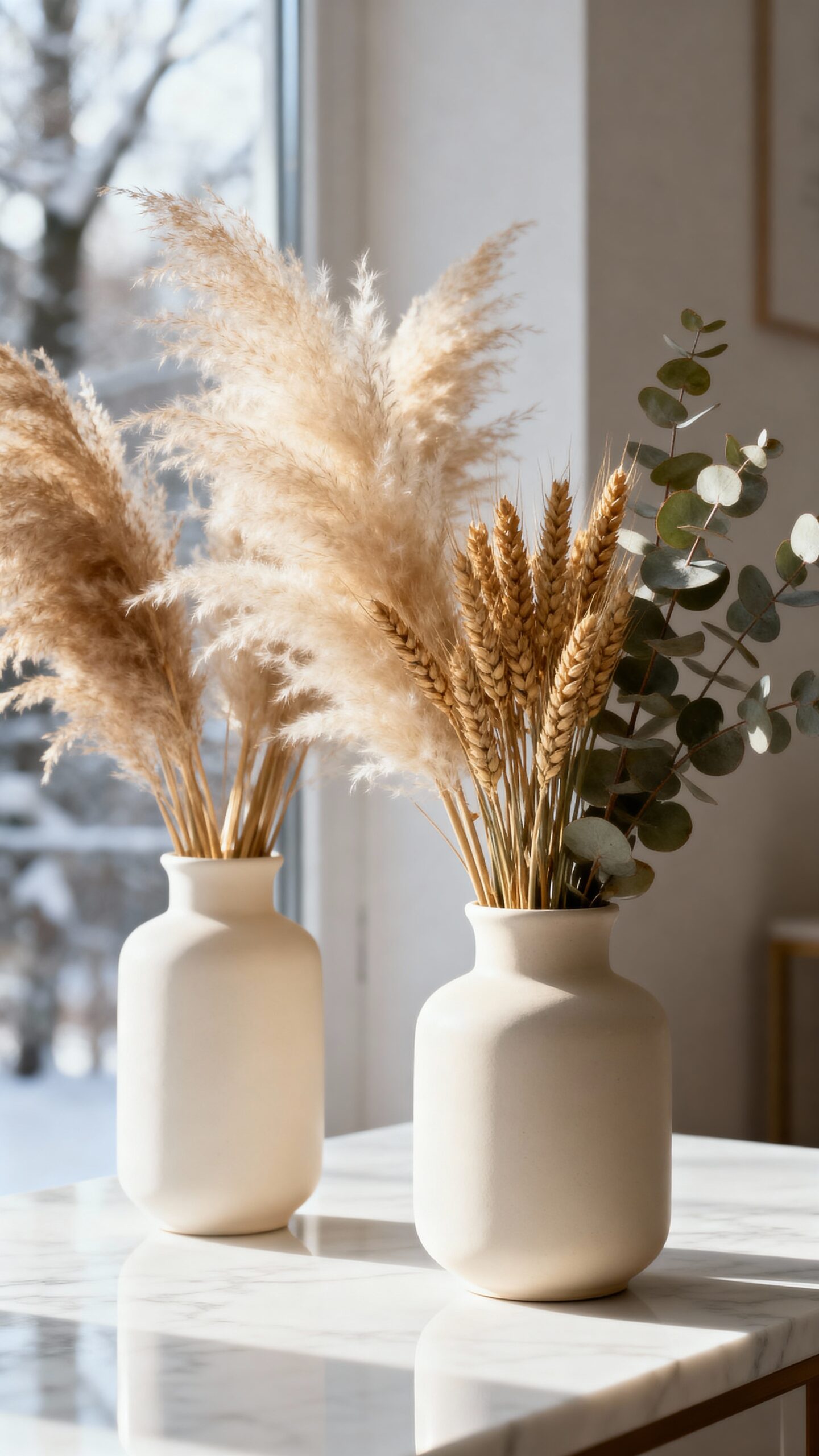 organic textures elevate neutral winter design