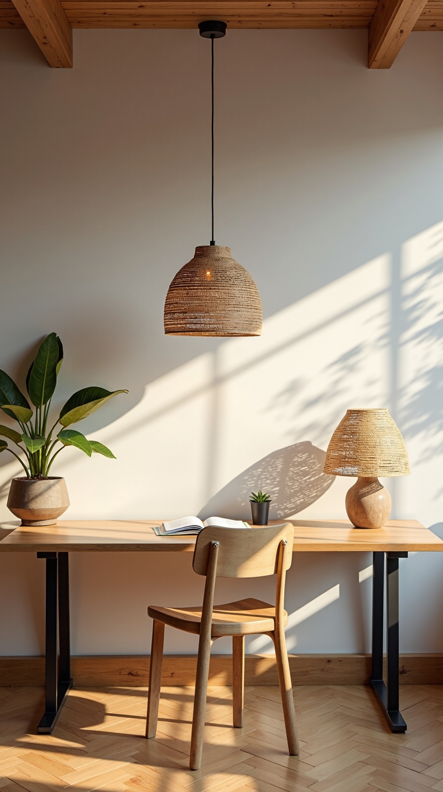 organic warmth through natural materials