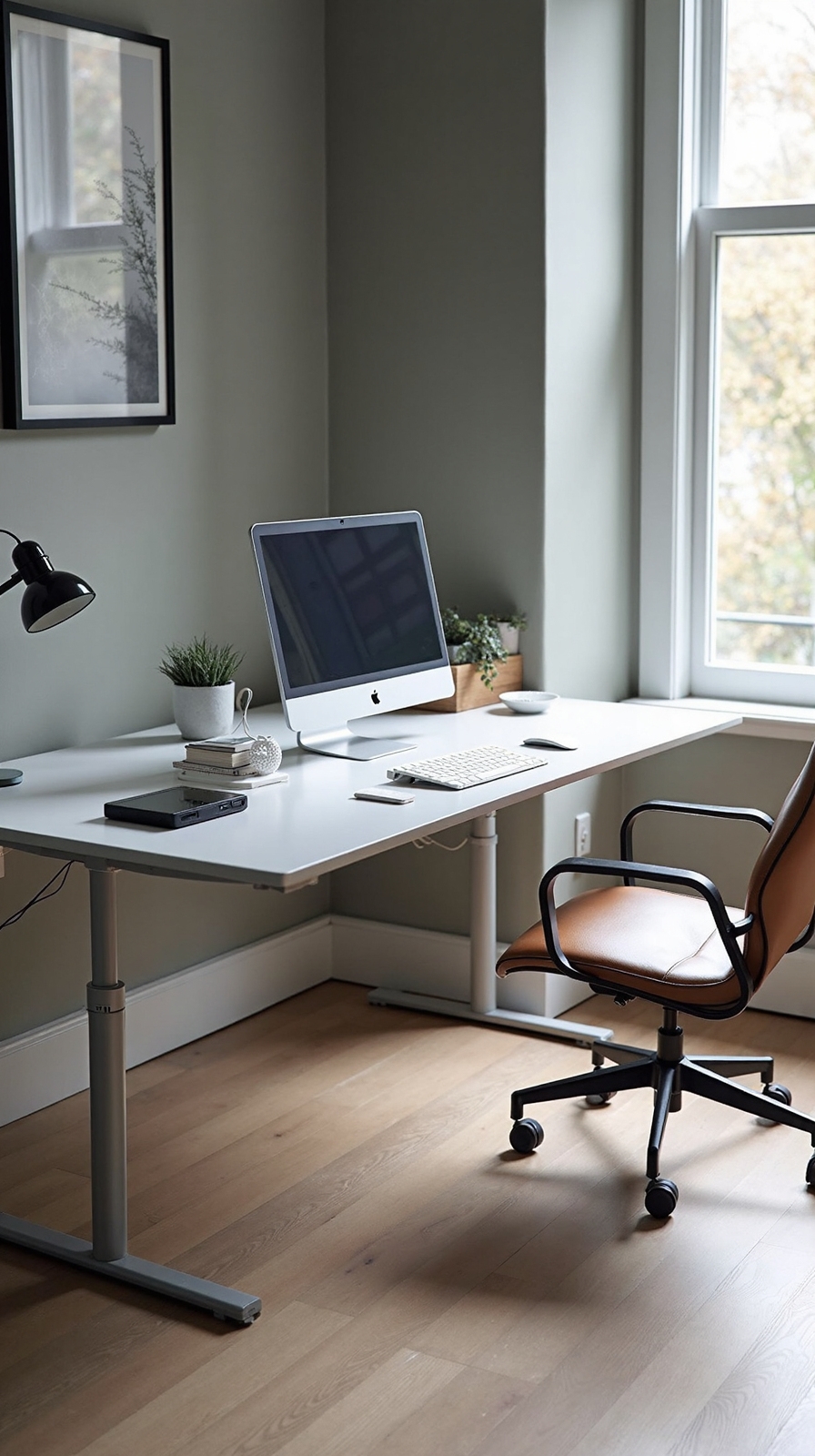 organized clutter free cable managed wireless powered