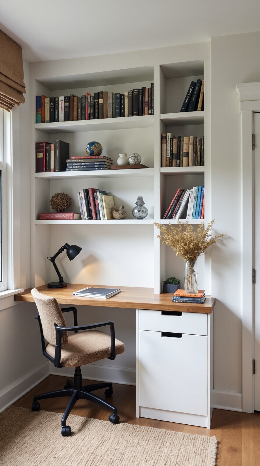 organized custom cohesive productivity enhancing corner office