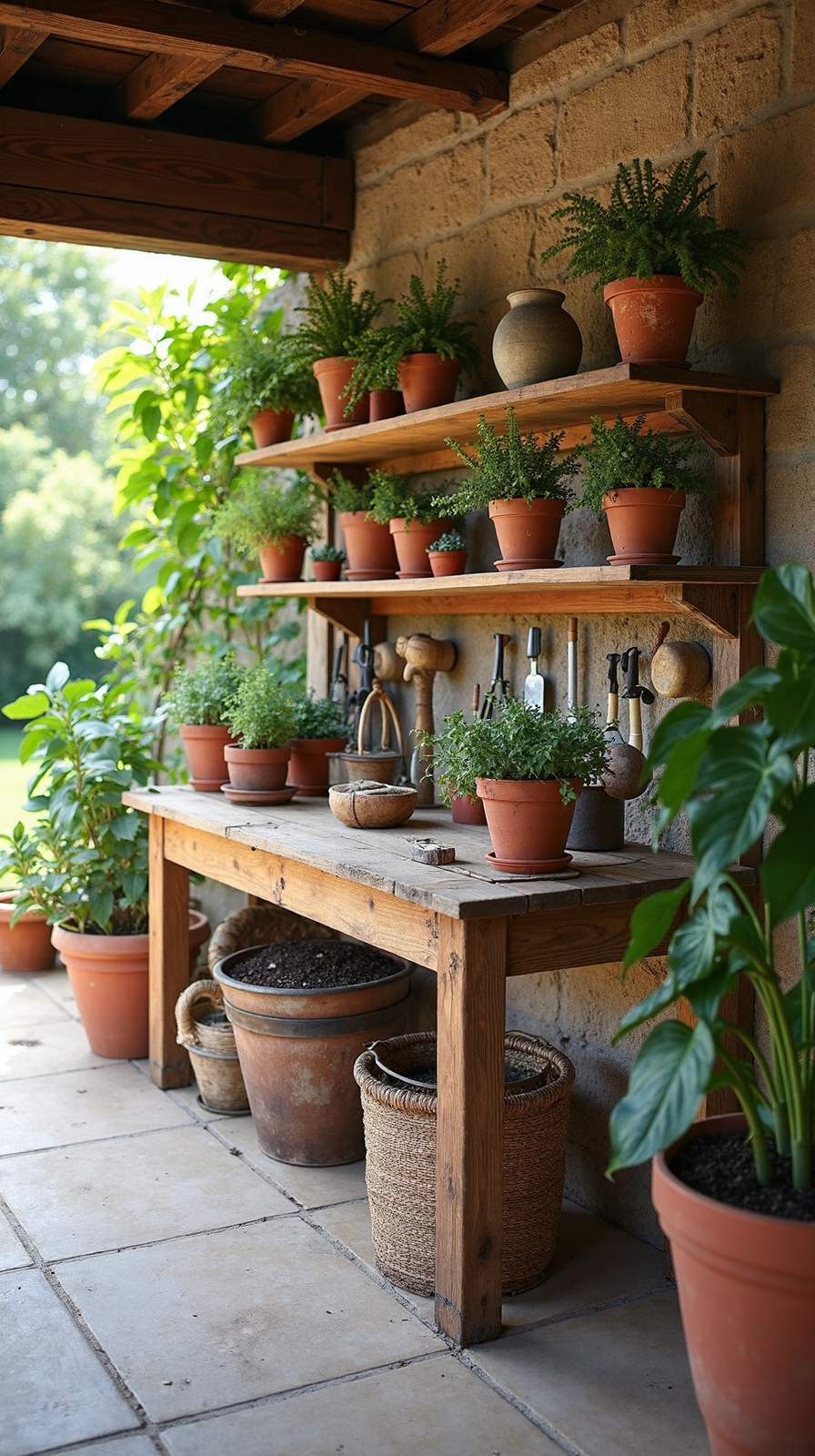 organized efficient gardening sanctuary