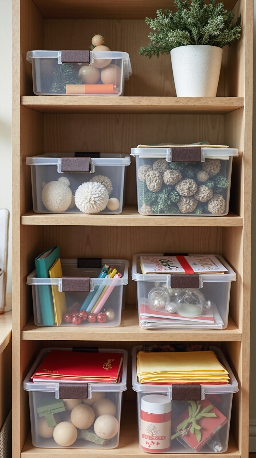 organized seasonal stackable accessible