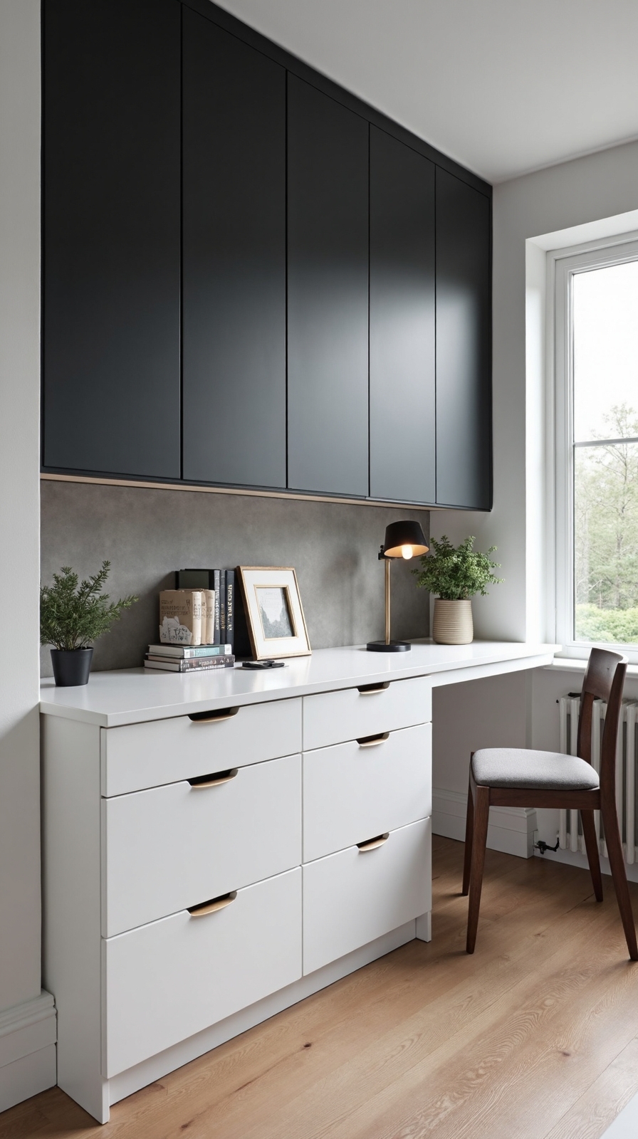 organized versatile sophisticated two tone storage solutions