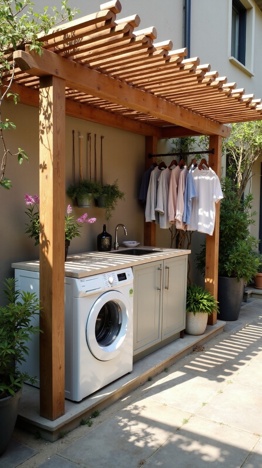 outdoor all in one laundry convenience