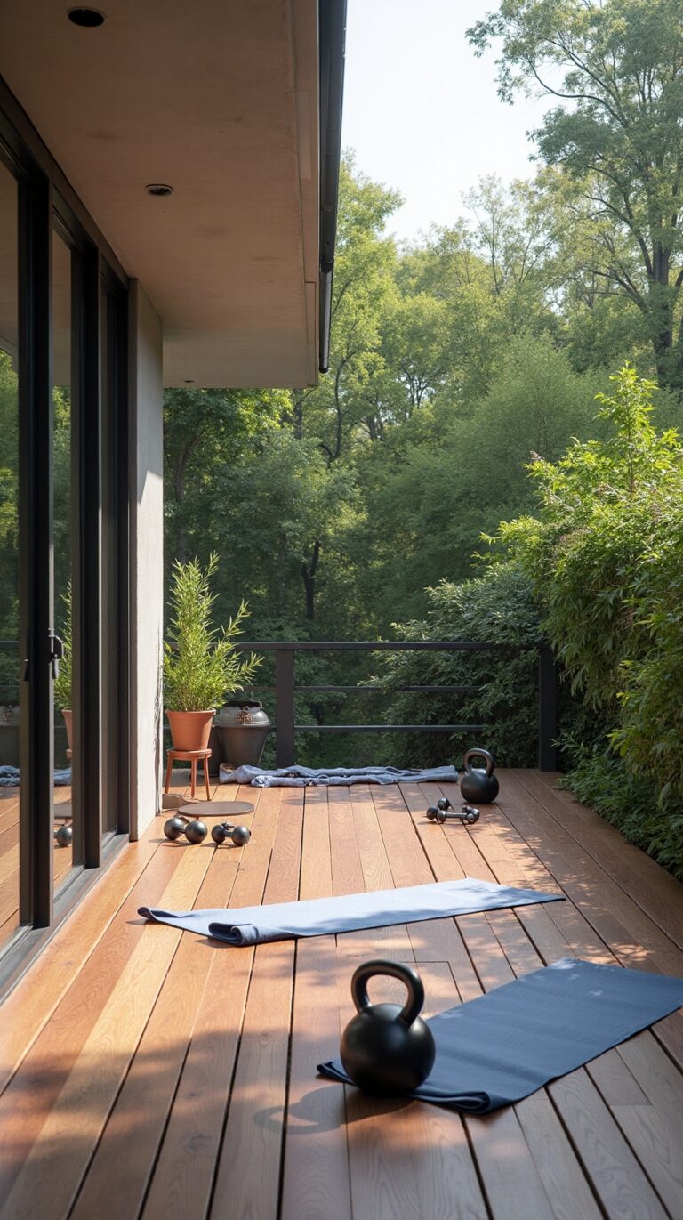 outdoor fitness patio inspiration motivation