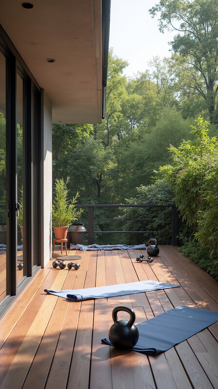 outdoor fitness patio inspiration motivation