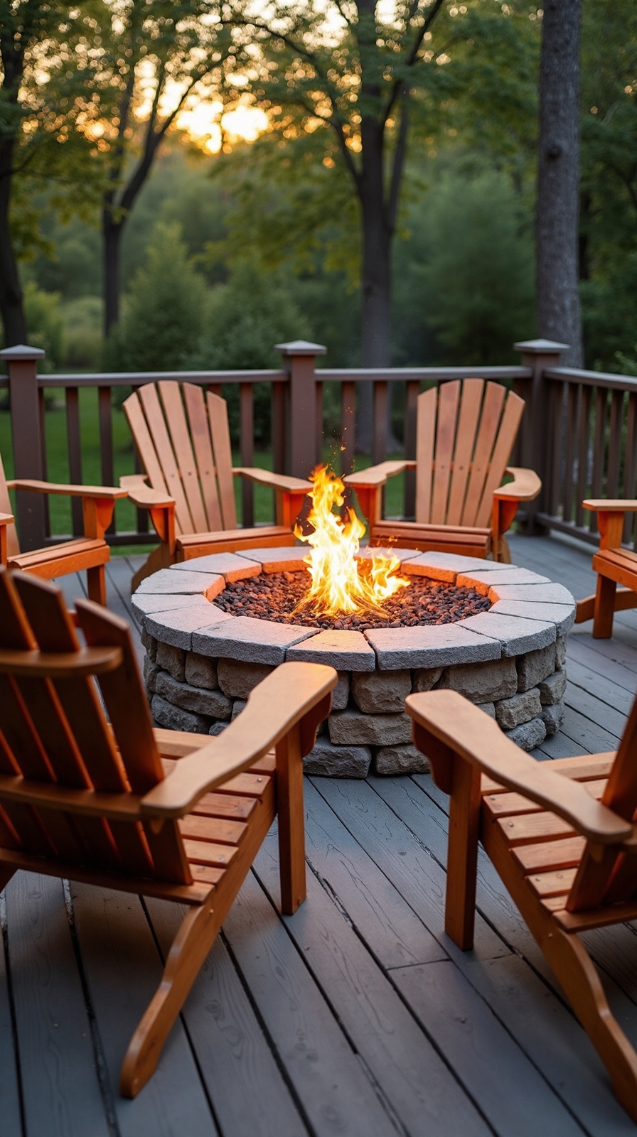 outdoor gathering space warmth memories