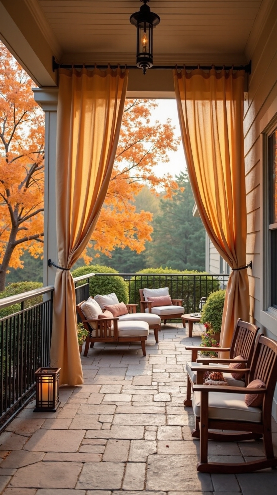 outdoor wind resistant privacy curtains