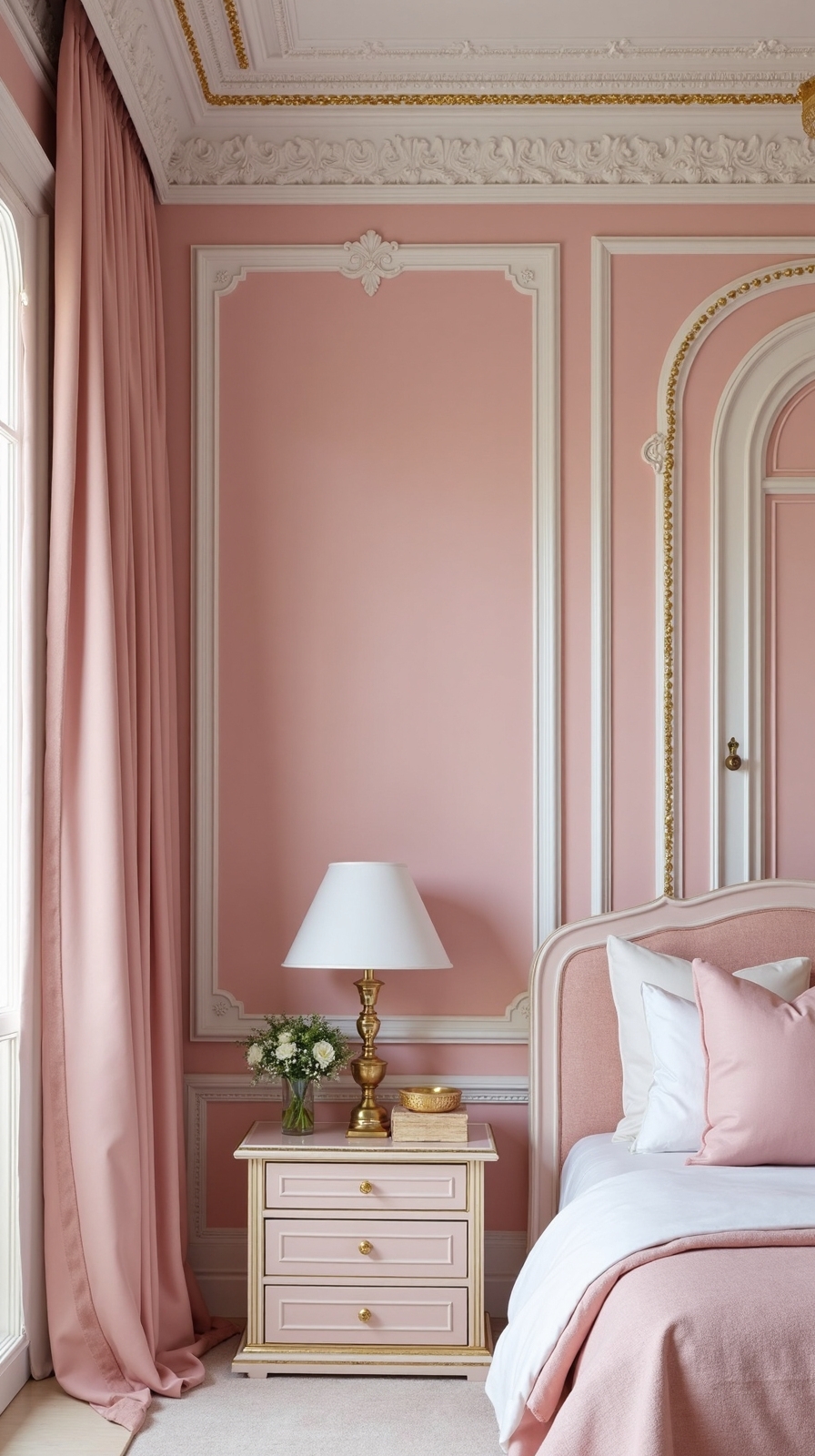 palatial princess bedroom remodeling details