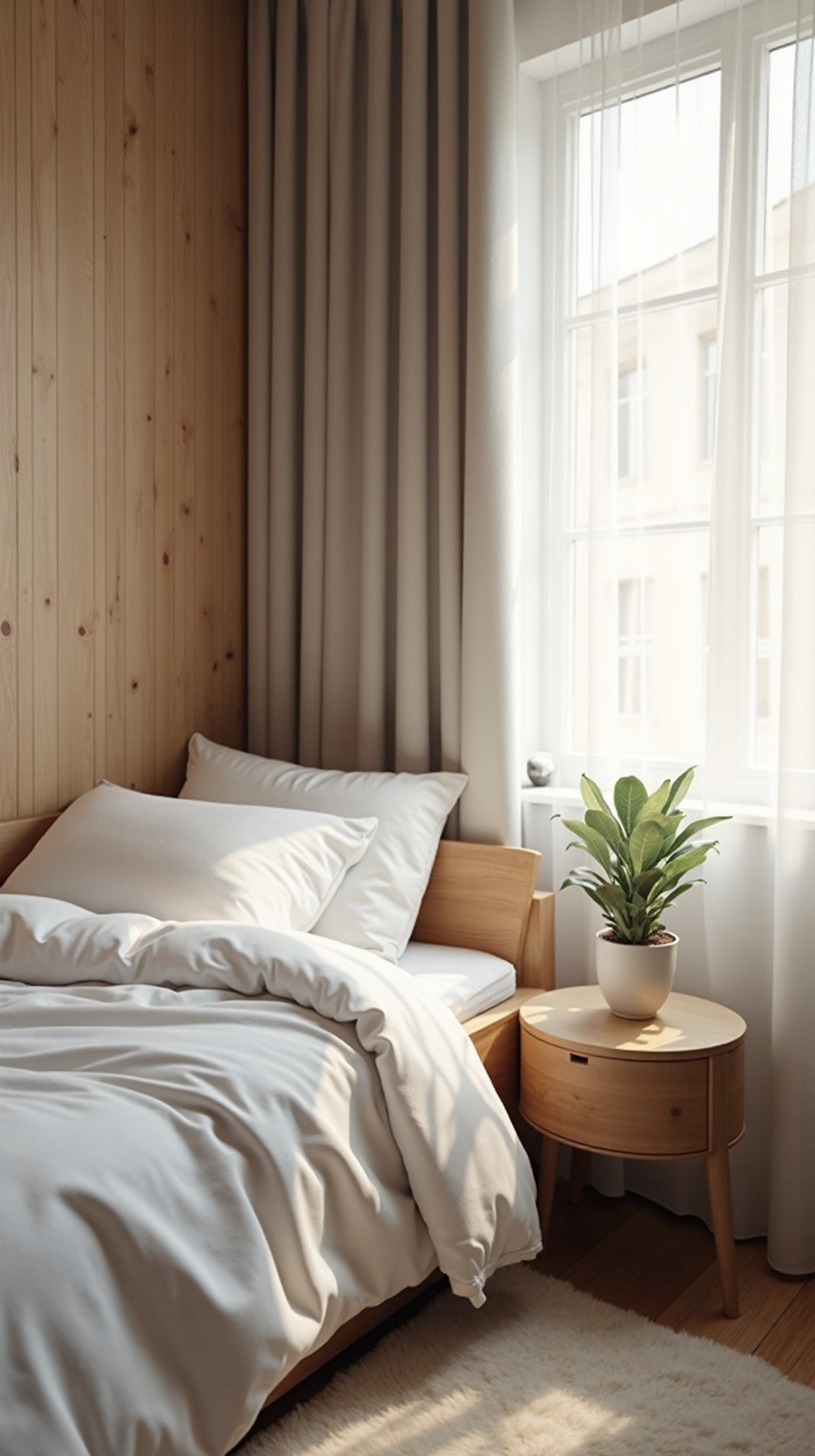 pared down functional calming intentional