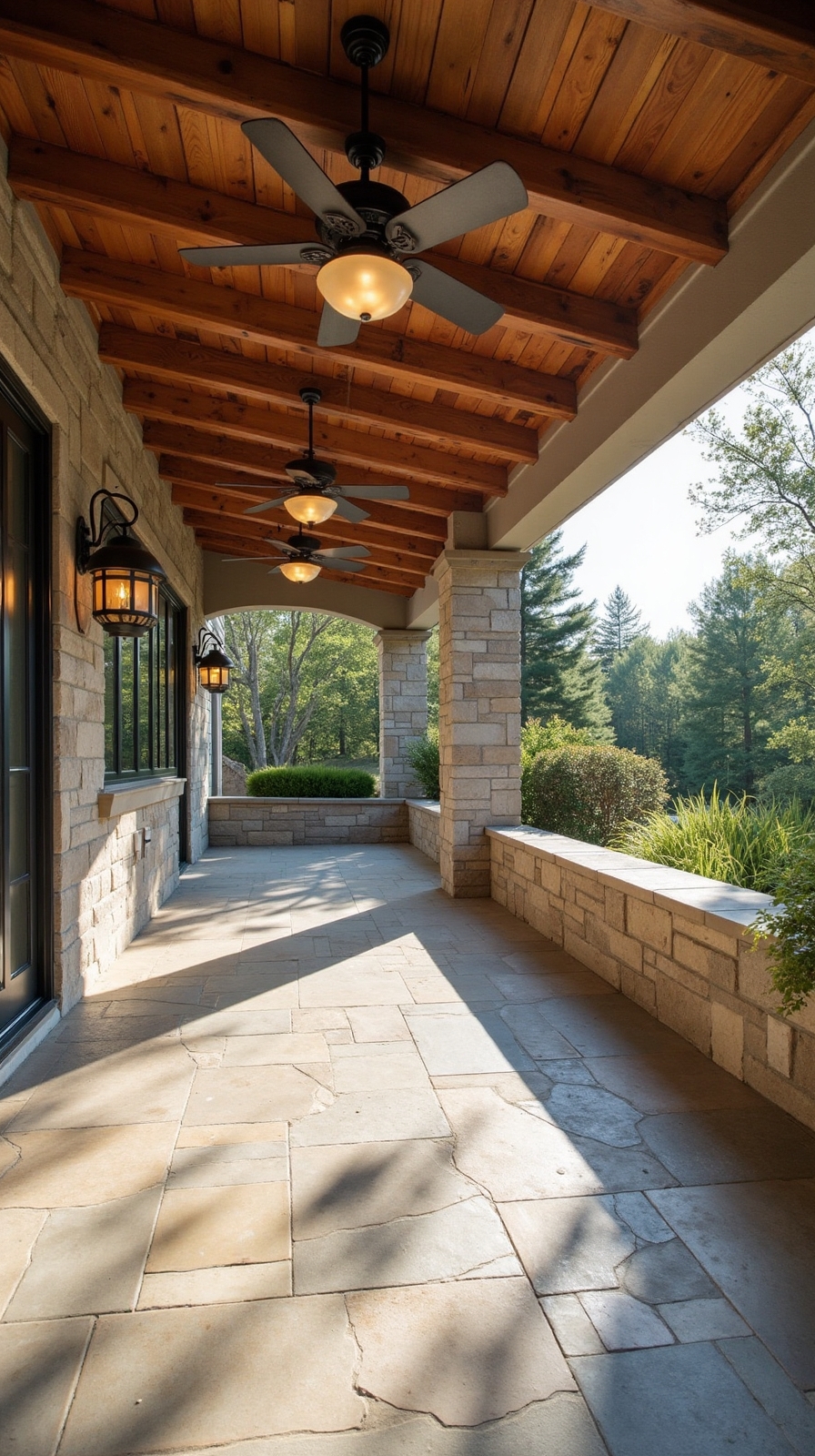 patio cooling ceiling design ideas