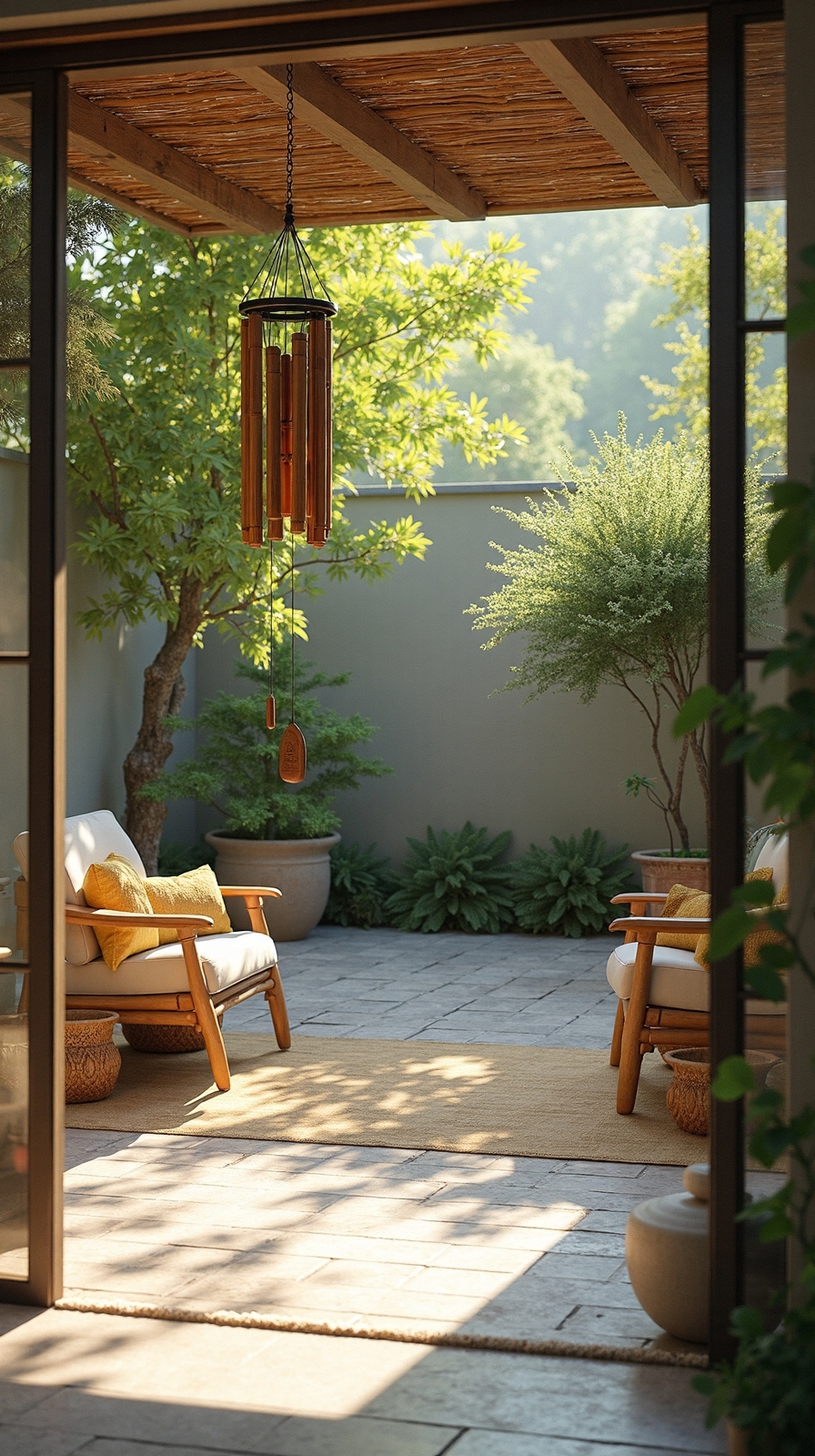 peaceful meditative zen garden soundscape